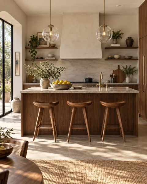 Interior design — Explore a mid-century interior using your room as a reference.