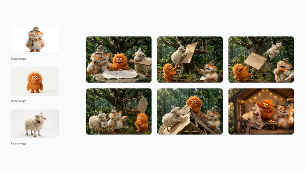 Multiple variations generated from one prompt by Nano Banana 2
